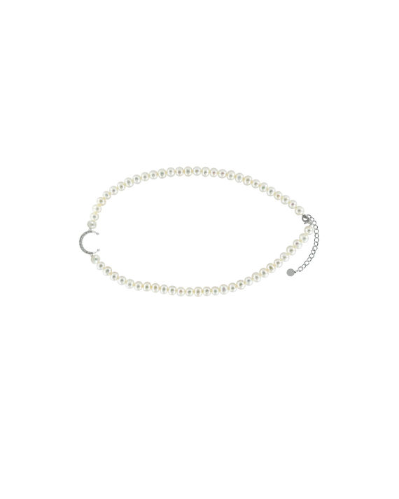Perla Tru Luna 14K white gold necklace image number 0