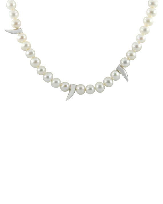 Aequa & Co. Player Diente Necklace, 925 Sterling Silver
