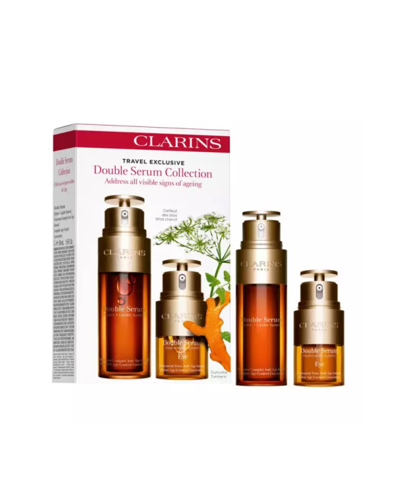 CLARINS Double serum face & eye travel set - 2 piece