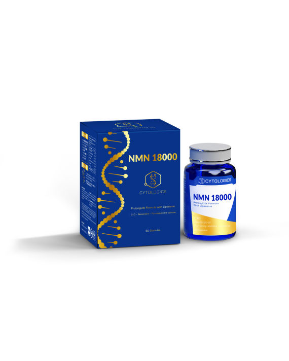 NMN 18000 prolong life formula with liposome anti-ageing Q10 resveratrol POQ 60 capsules image number 2