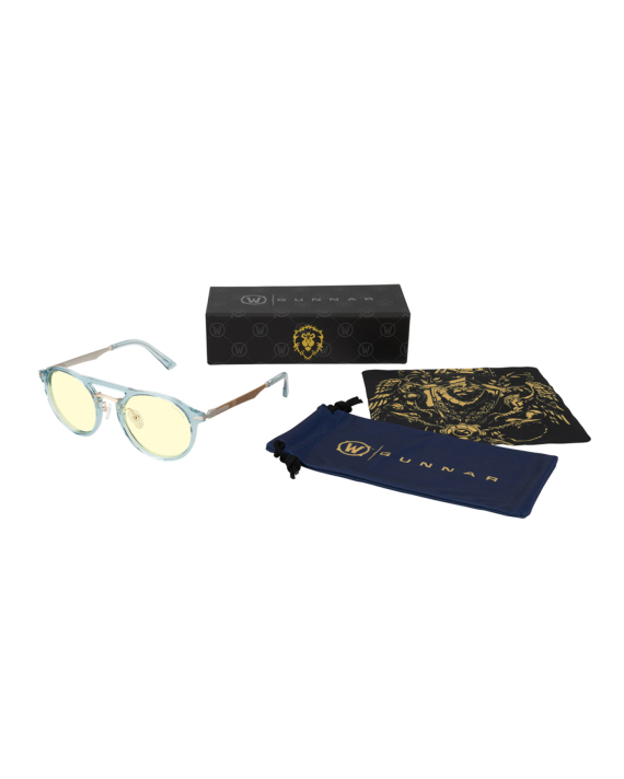 GUNNAR X World of Warcraft Alliance edition blue light glasses