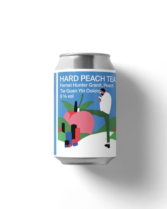 Hard Peach Tea (12-pack) image number 1