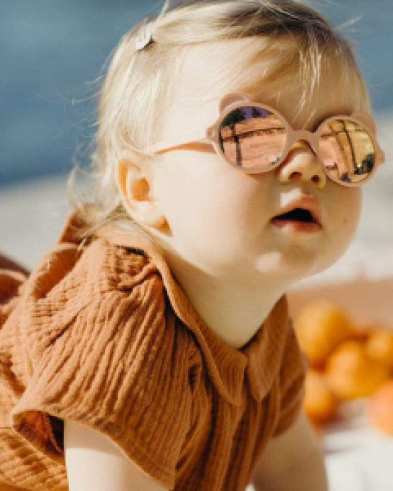 Ourson Sunglasses - Peach Pink - 1-2 Years image number 8