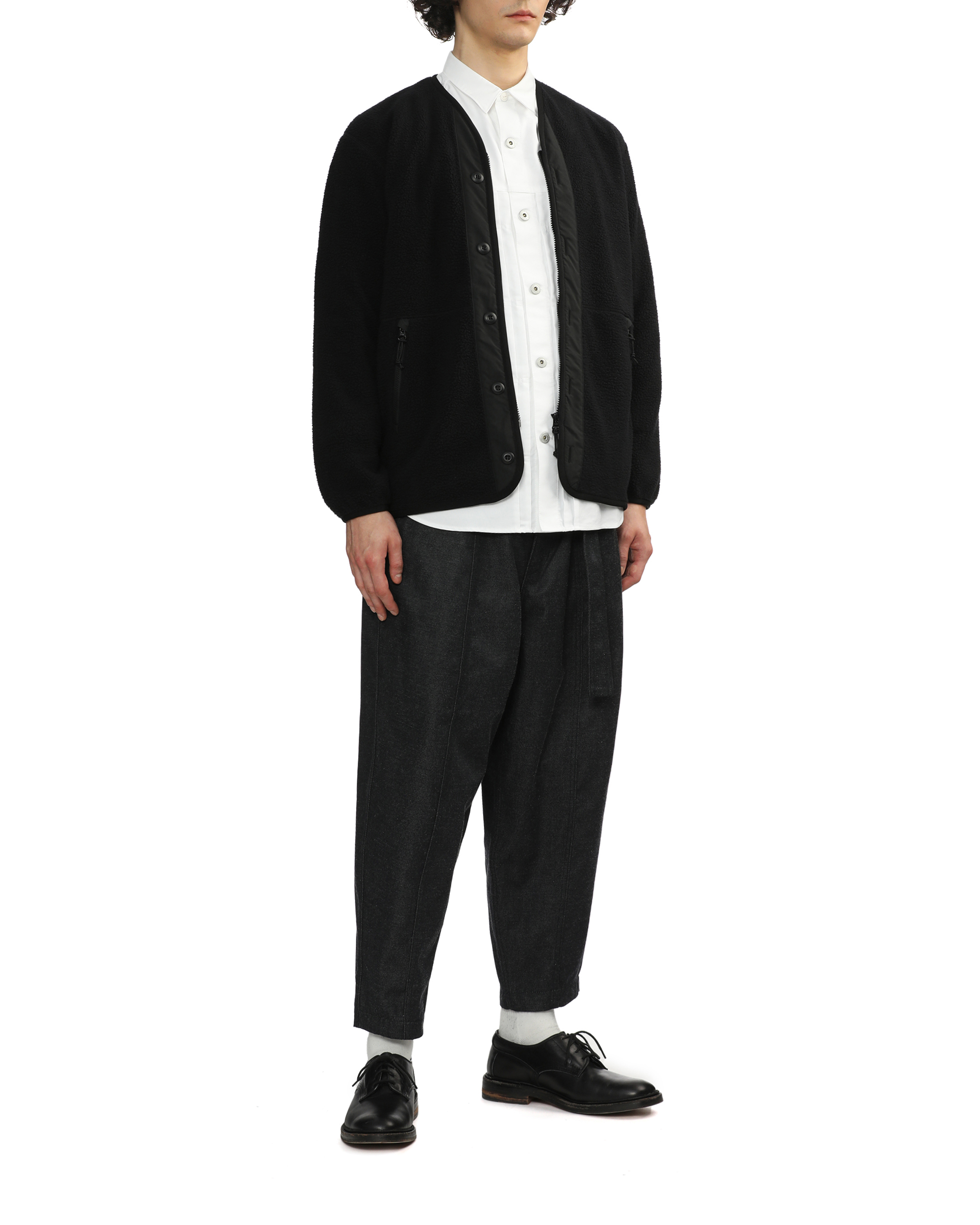 COMME des GARÇONS HOMME Panelled zip up cardigan | ITeSHOP