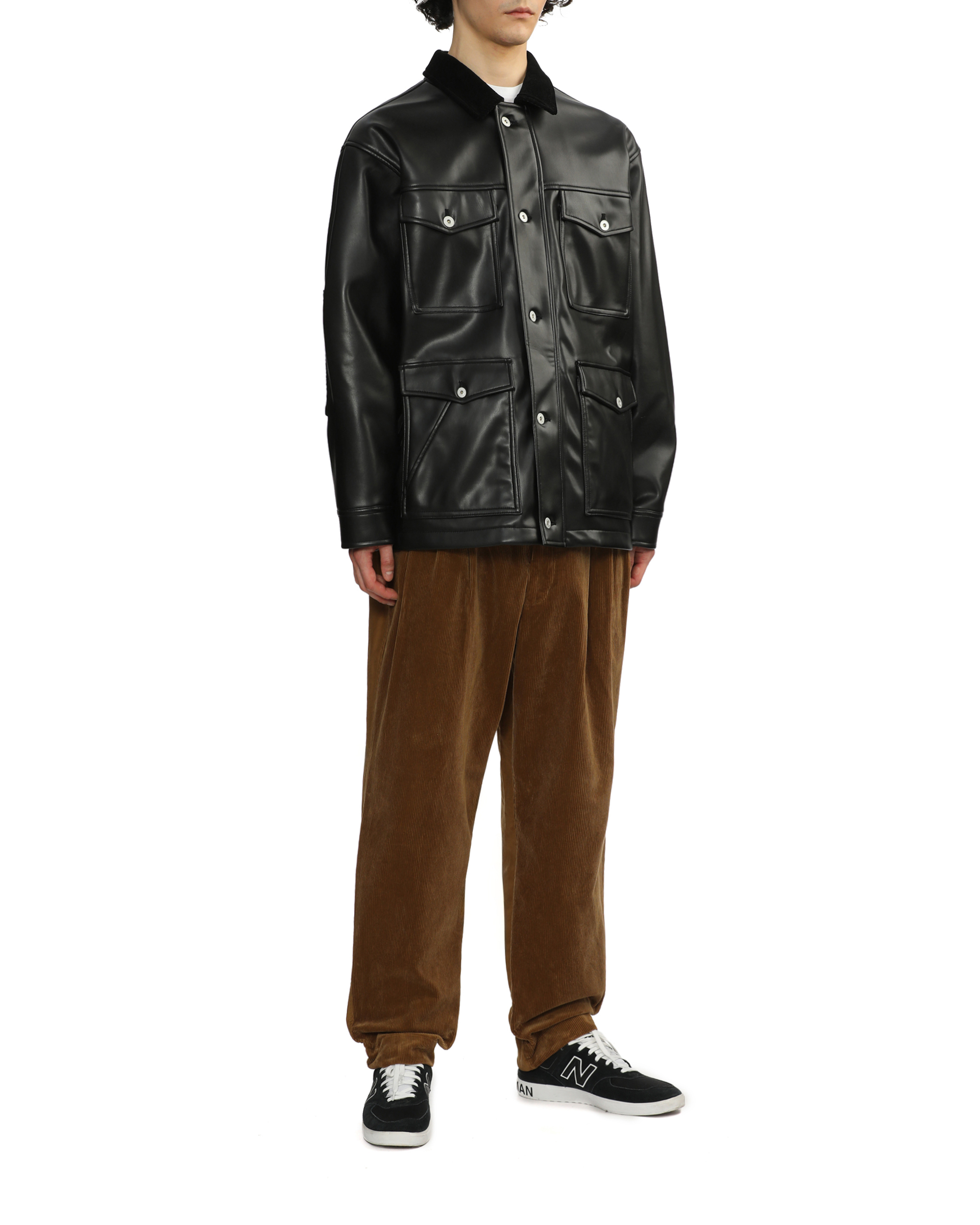 COMME des GARÇONS HOMME Faux leather jacket | ITeSHOP