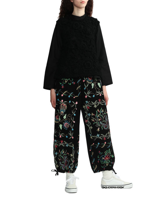 Relaxed floral pants image number 1