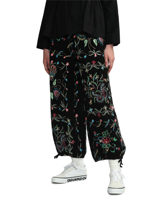 Relaxed floral pants image number 2