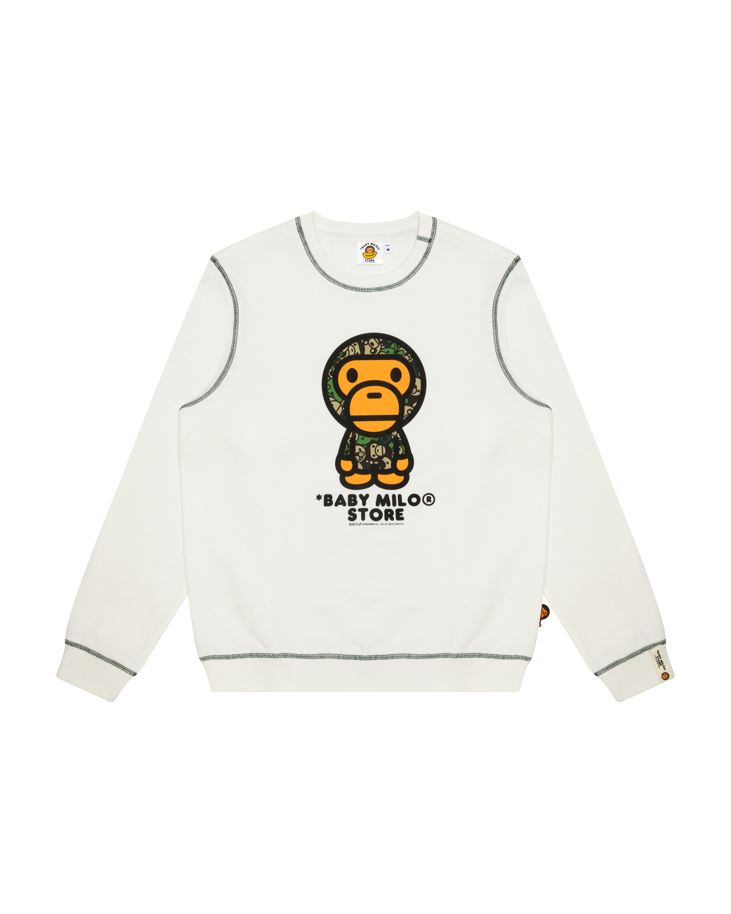 Shop Baby Milo crew neck sweatshirt Online | BAPE