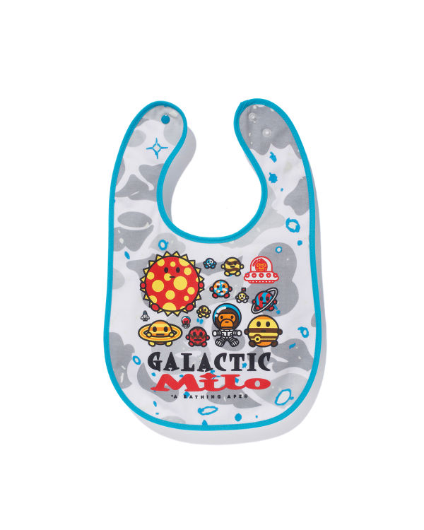 Space Camo Baby Milo bib