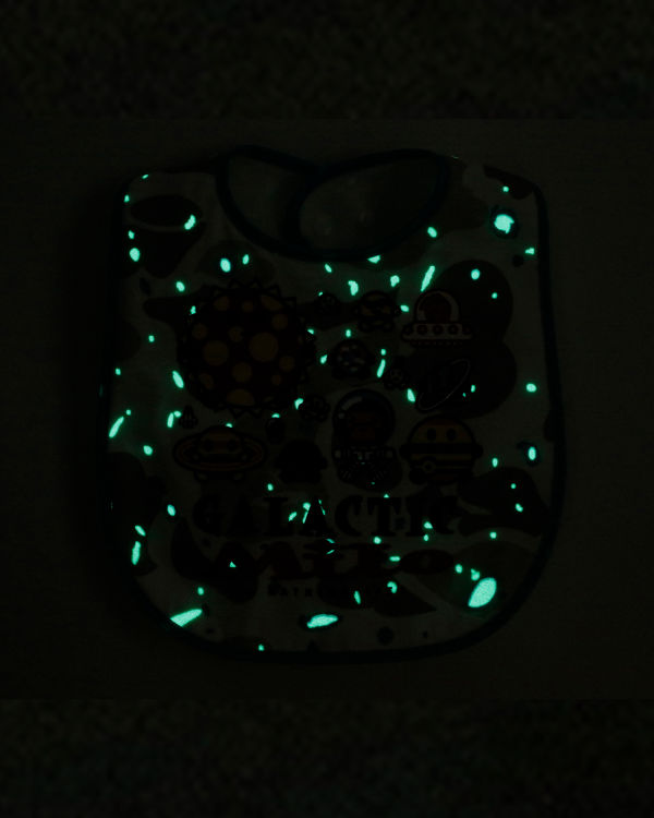Space Camo Baby Milo bib