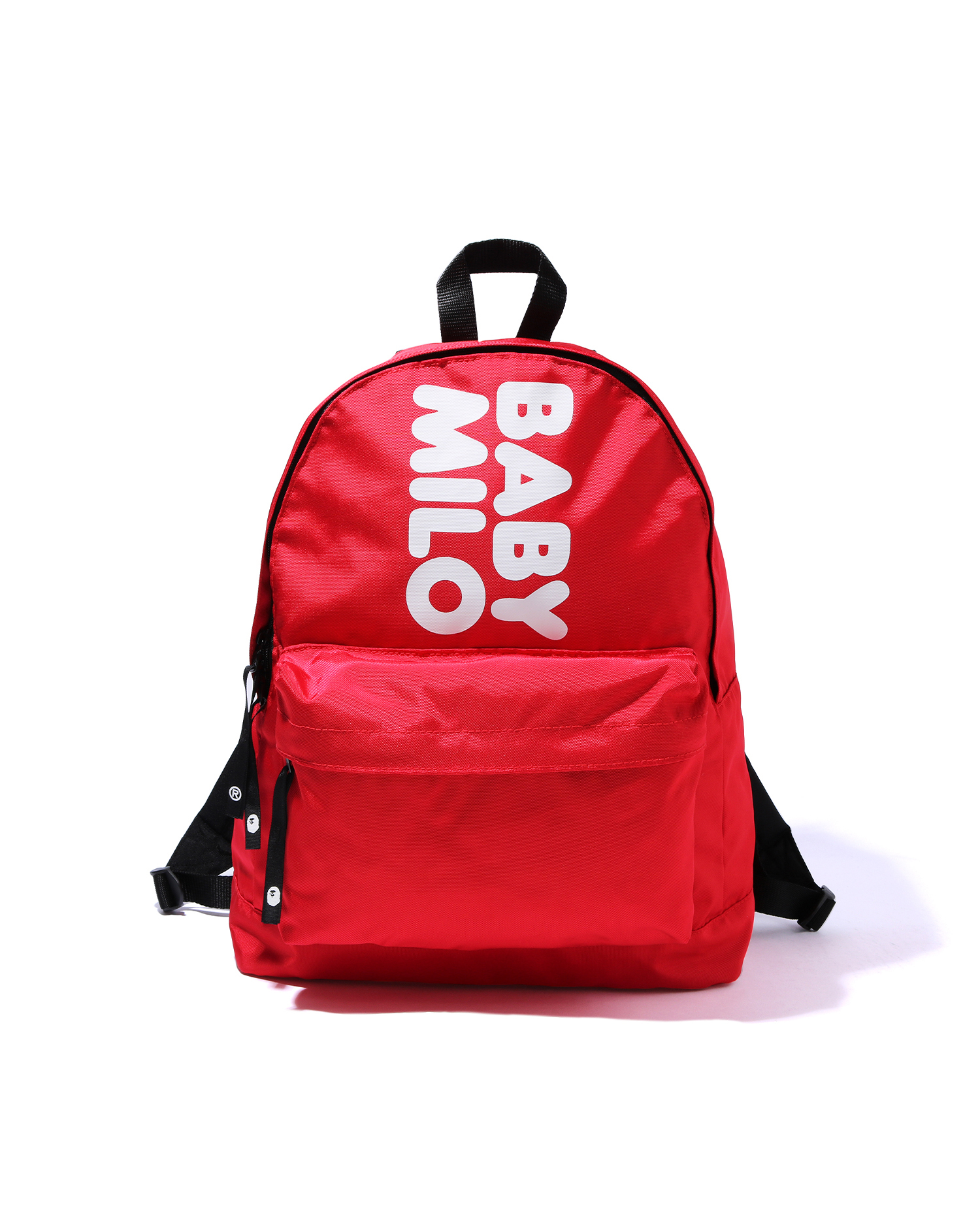 red bape bookbag