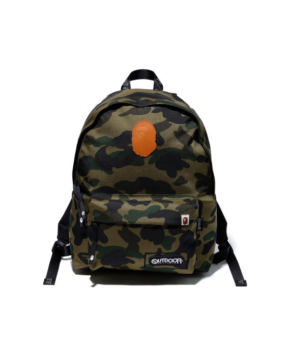 BAPE Green Outdoor Products Edition 1st Camo Day Backpack A Bathing Ape