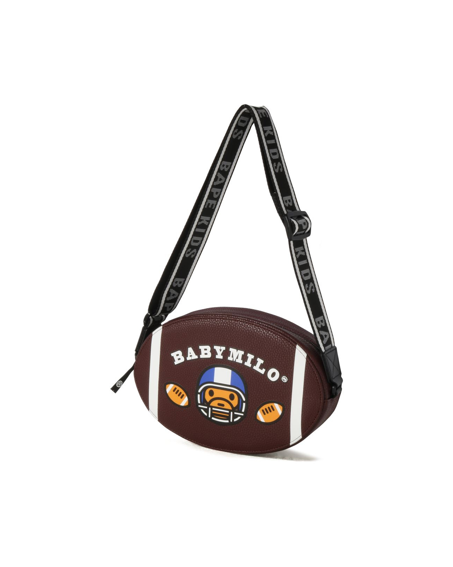 A BATHING APE® Baby Milo Football Shoulder Bag | ITeSHOP