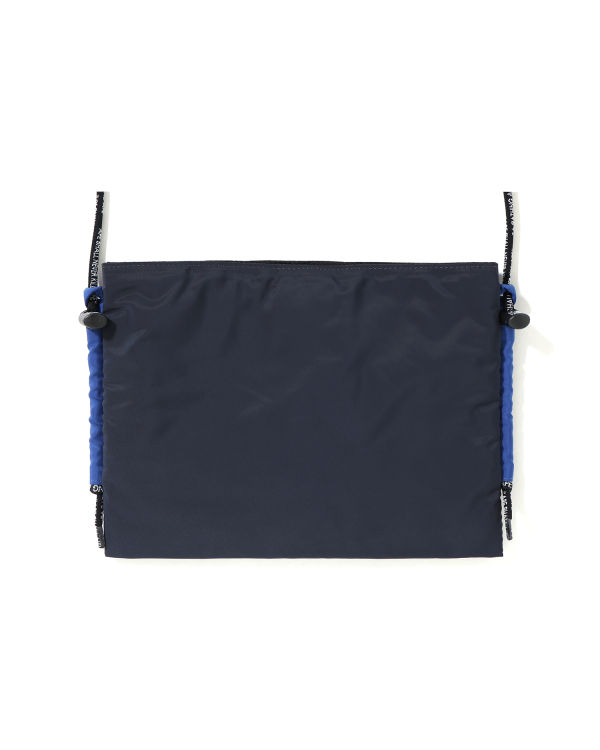 Color block sacoche bag