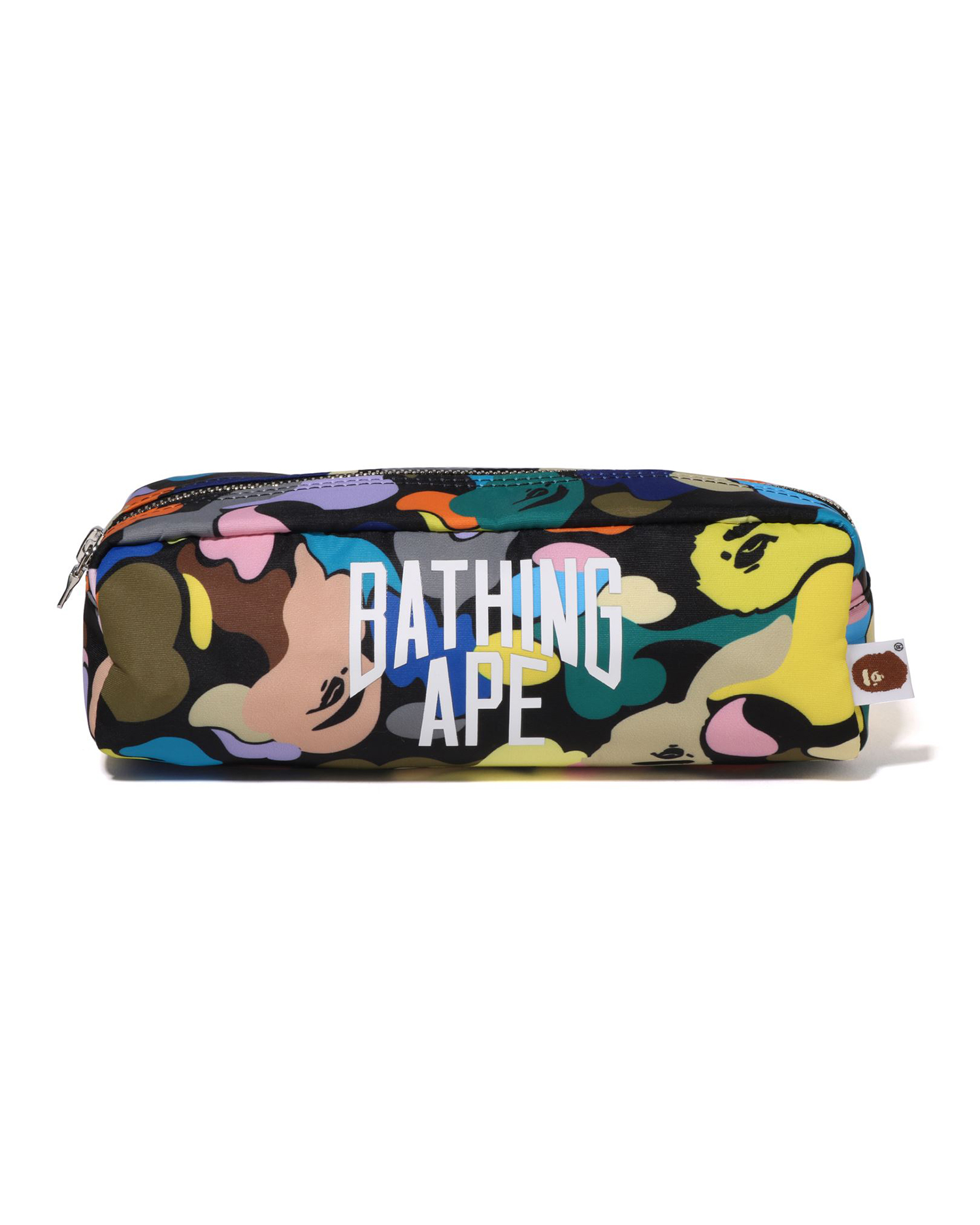 A BATHING APE® Multi Camo NYC Logo Flight Pouch