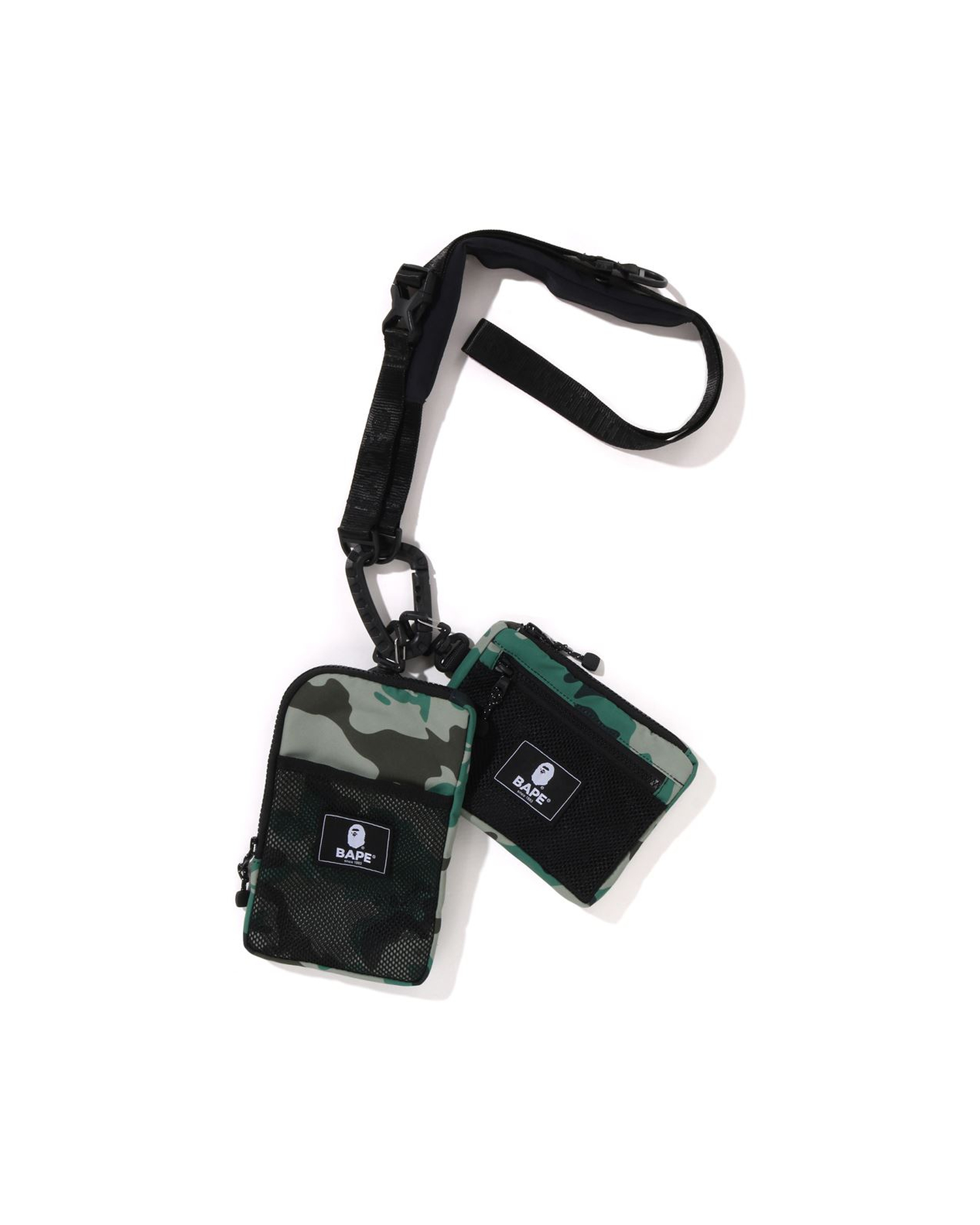 Shop Woodland Camo Multi Body Bag Online | BAPE