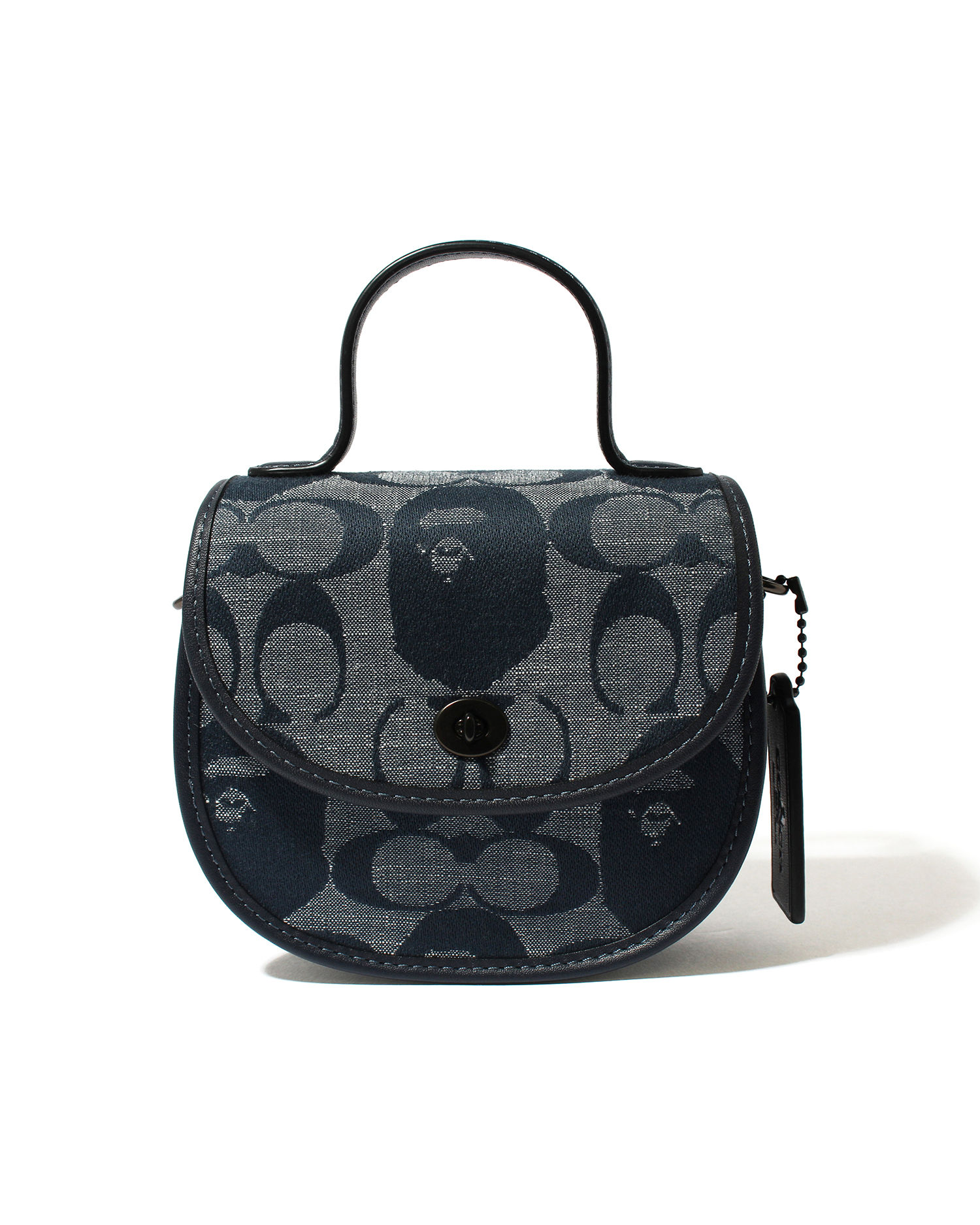 Shop X Coach Mini Top Handle bag Online BAPE