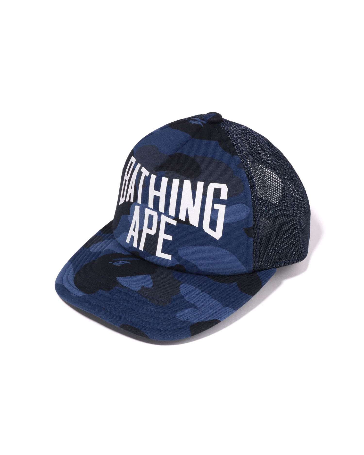 Shop Color Camo NYC Logo Mesh Cap Online | BAPE