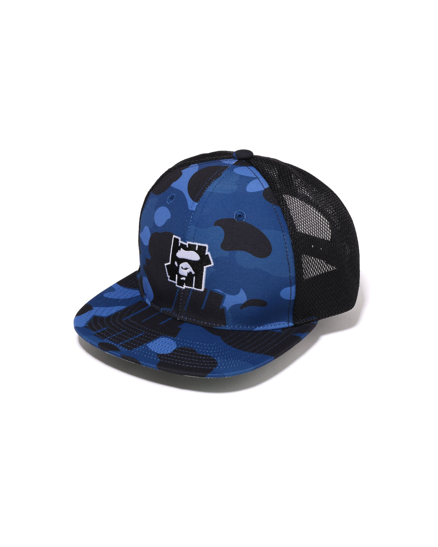 Shop X UNDFTD Color Camo Mesh Cap Online | BAPE