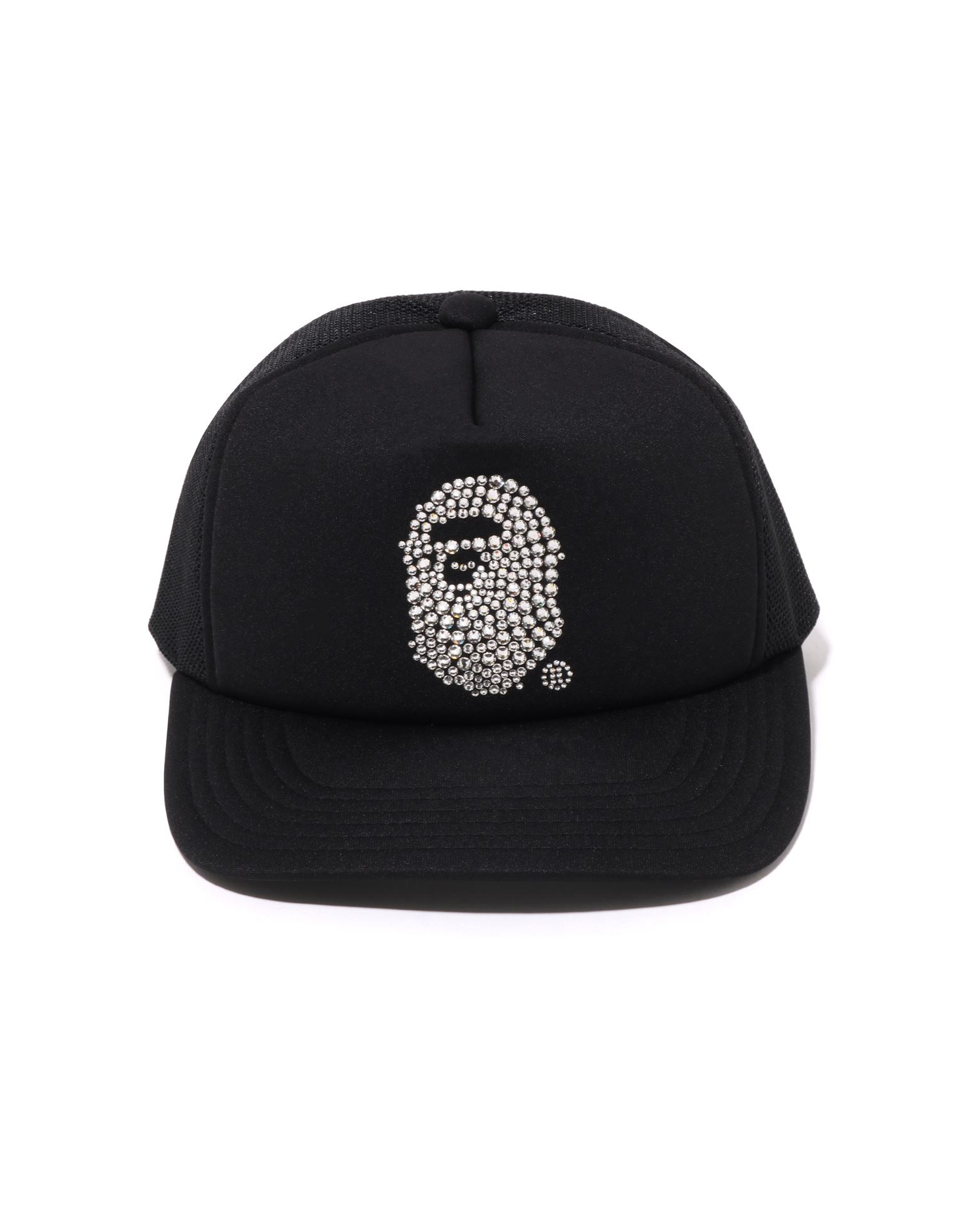 A BATHING APE® Crystal Stone Ape Head Mesh Cap | ITeSHOP