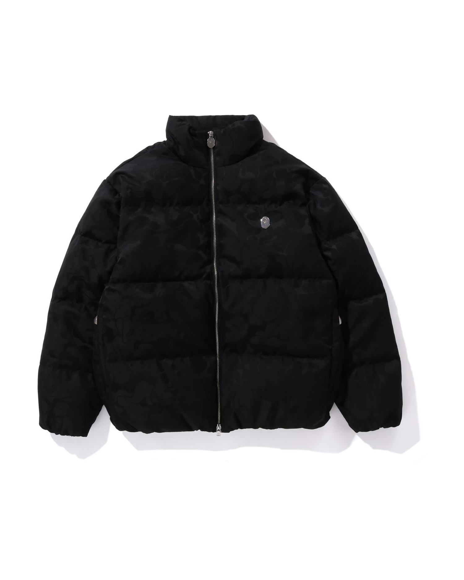 Shop Tonal Solid Camo Puffer Down Jacket Online | BAPE