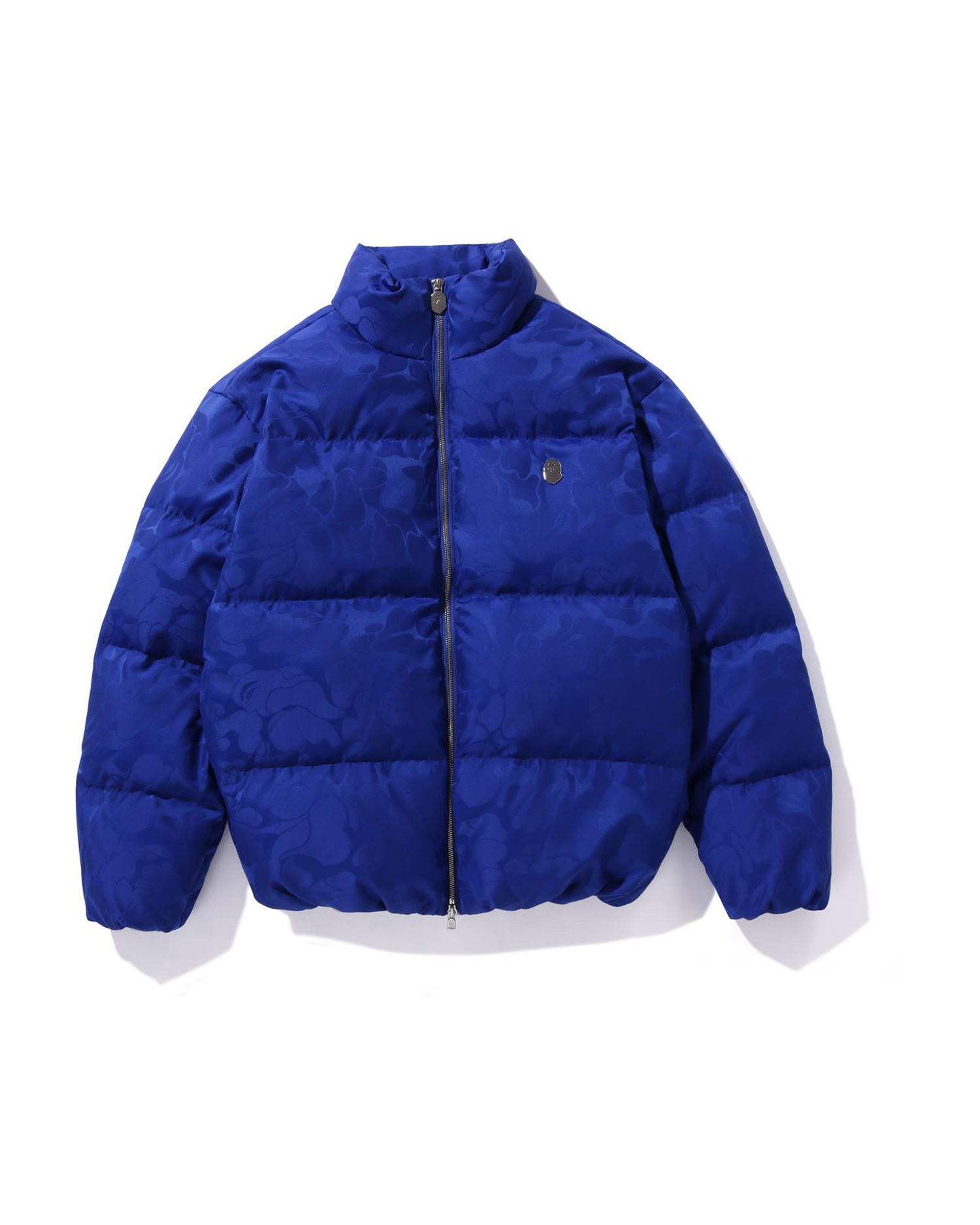 Shop Tonal Solid Camo Puffer Down Jacket Online | BAPE