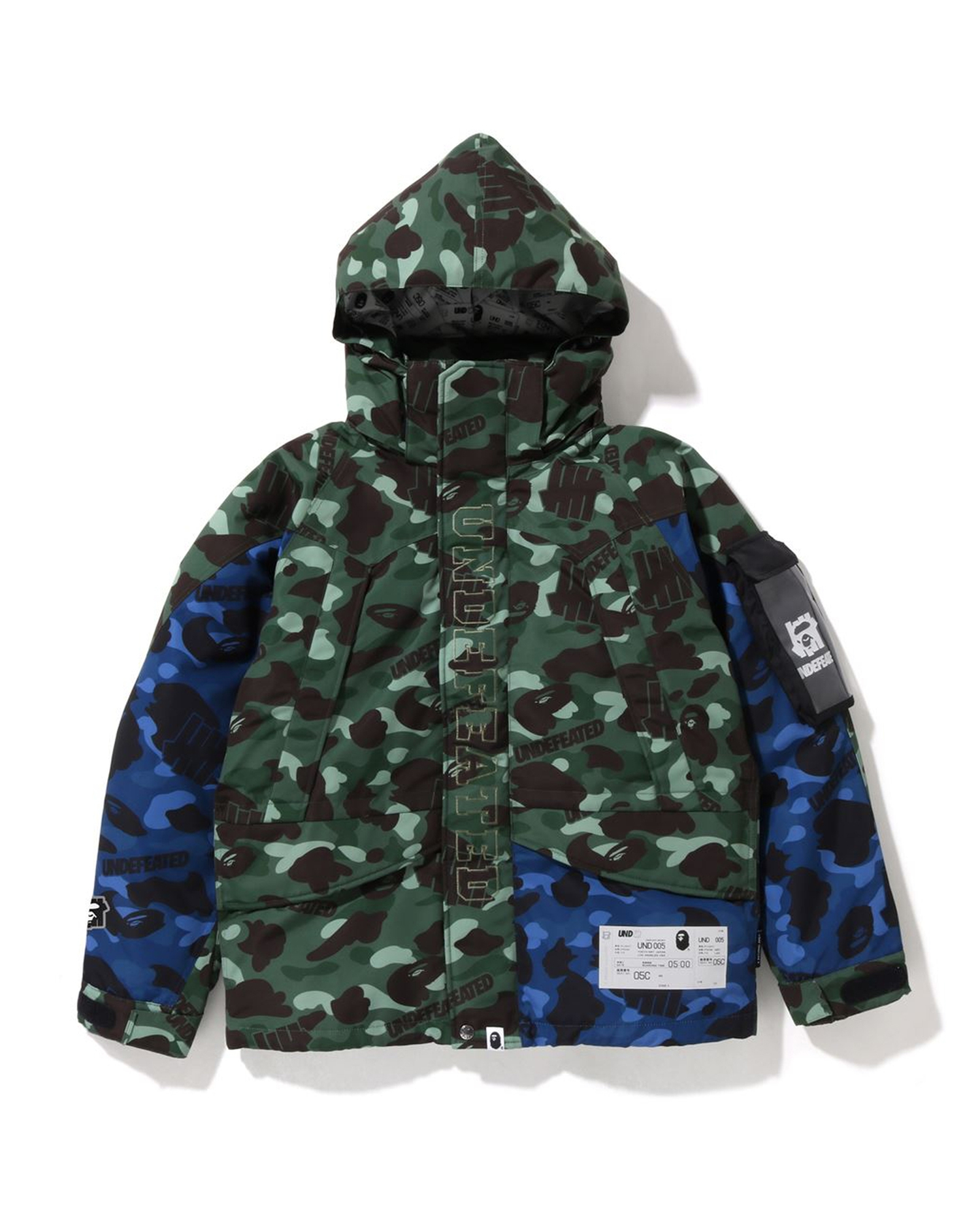 Bape x undefeated store jacket