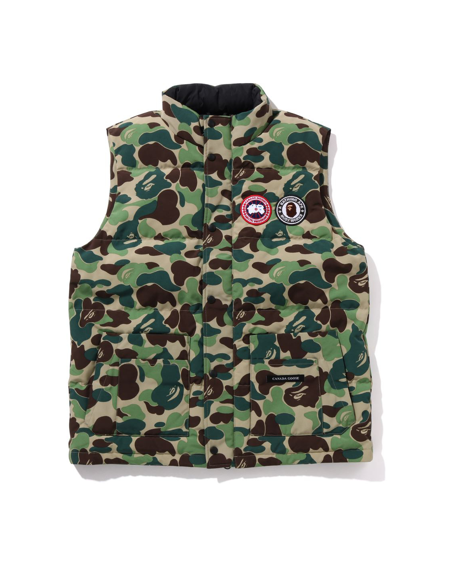 Canada goose best sale grey camo gilet