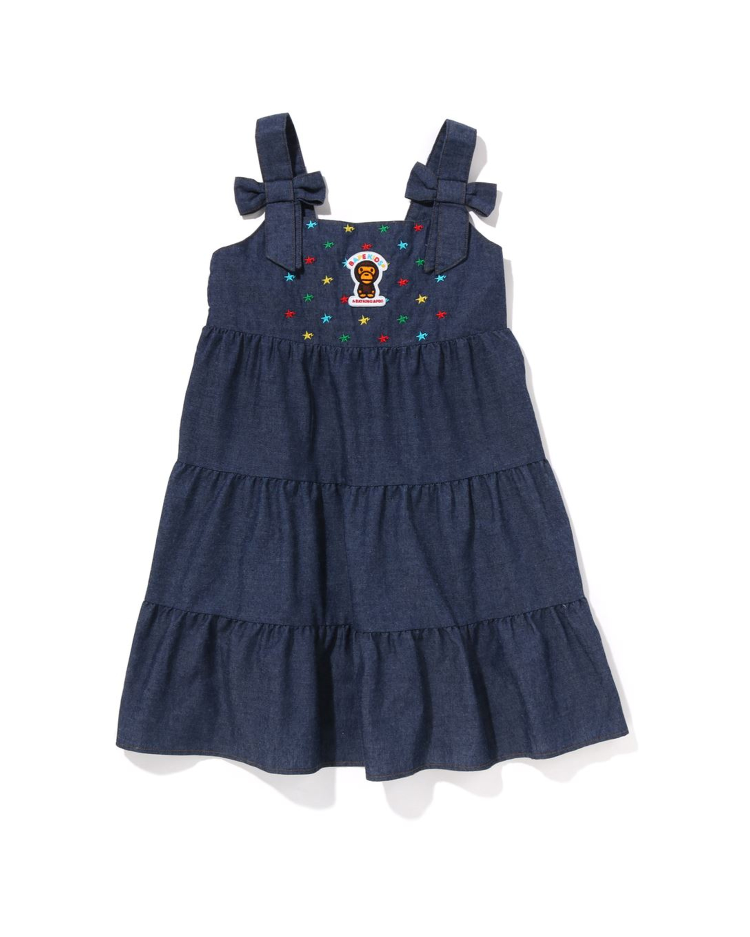 Shop Kids Baby Milo STA Light Denim Onepiece Online | BAPE