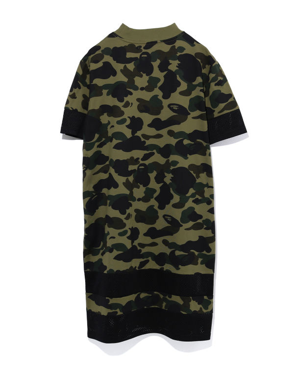 1st Camo mock neck t-shirt dress