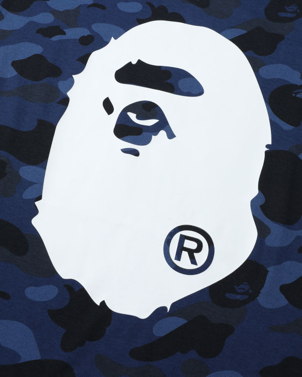 Color Camo Big Ape Head tee dress