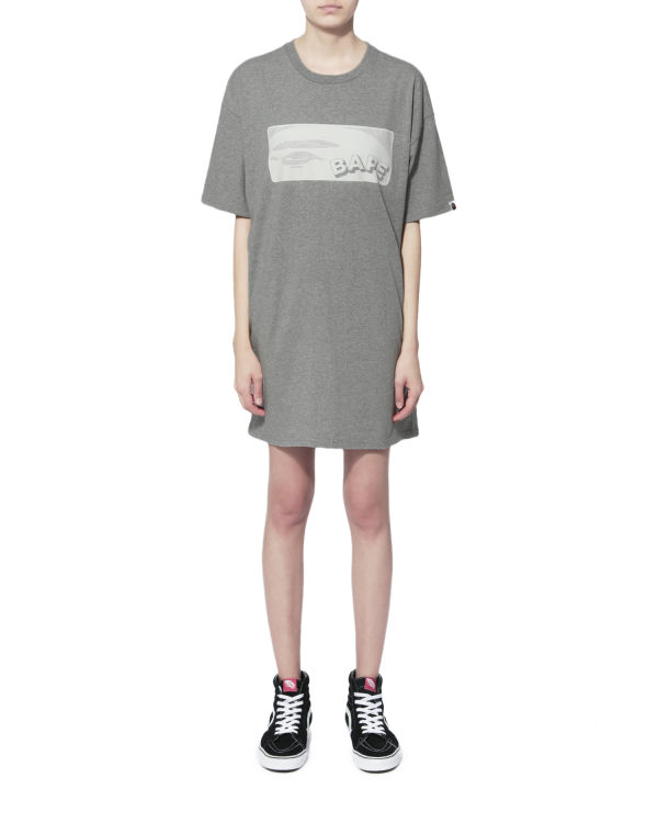 Box logo t-shirt dress