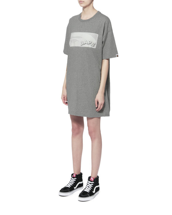 Box logo t-shirt dress
