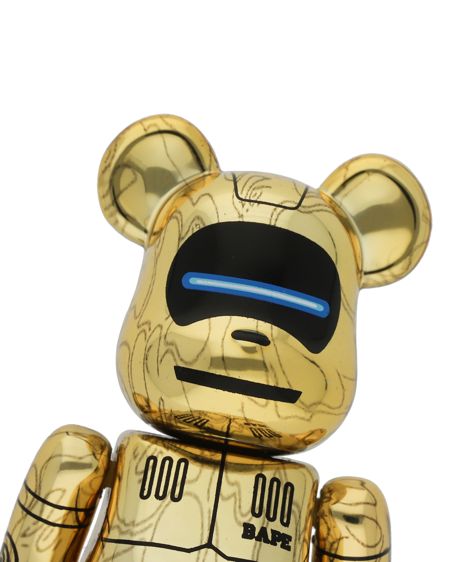 bape sorayama baby milo be@rbrick gold-