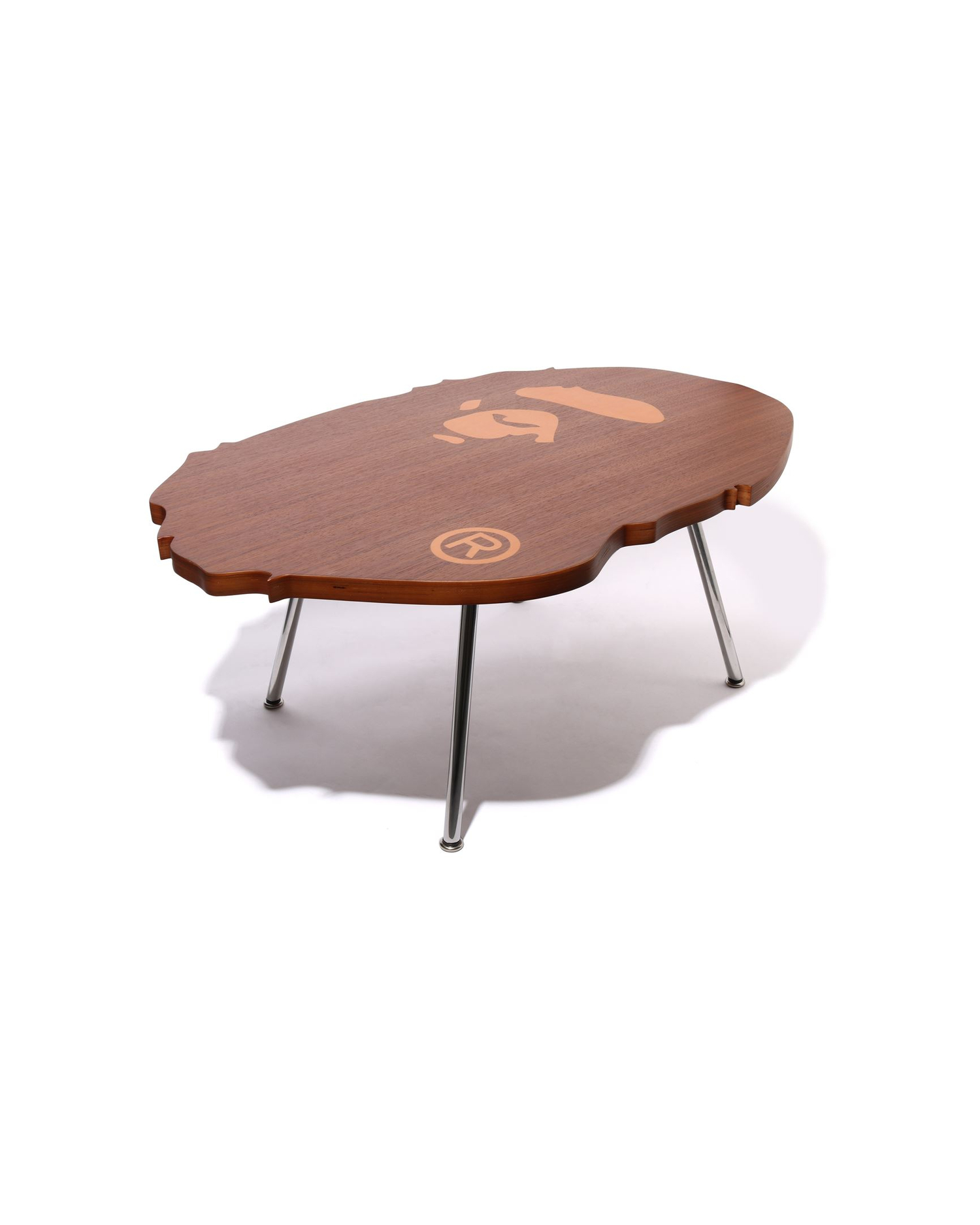 A BATHING APE® Ape Head Wooden Coffee Table | ITeSHOP