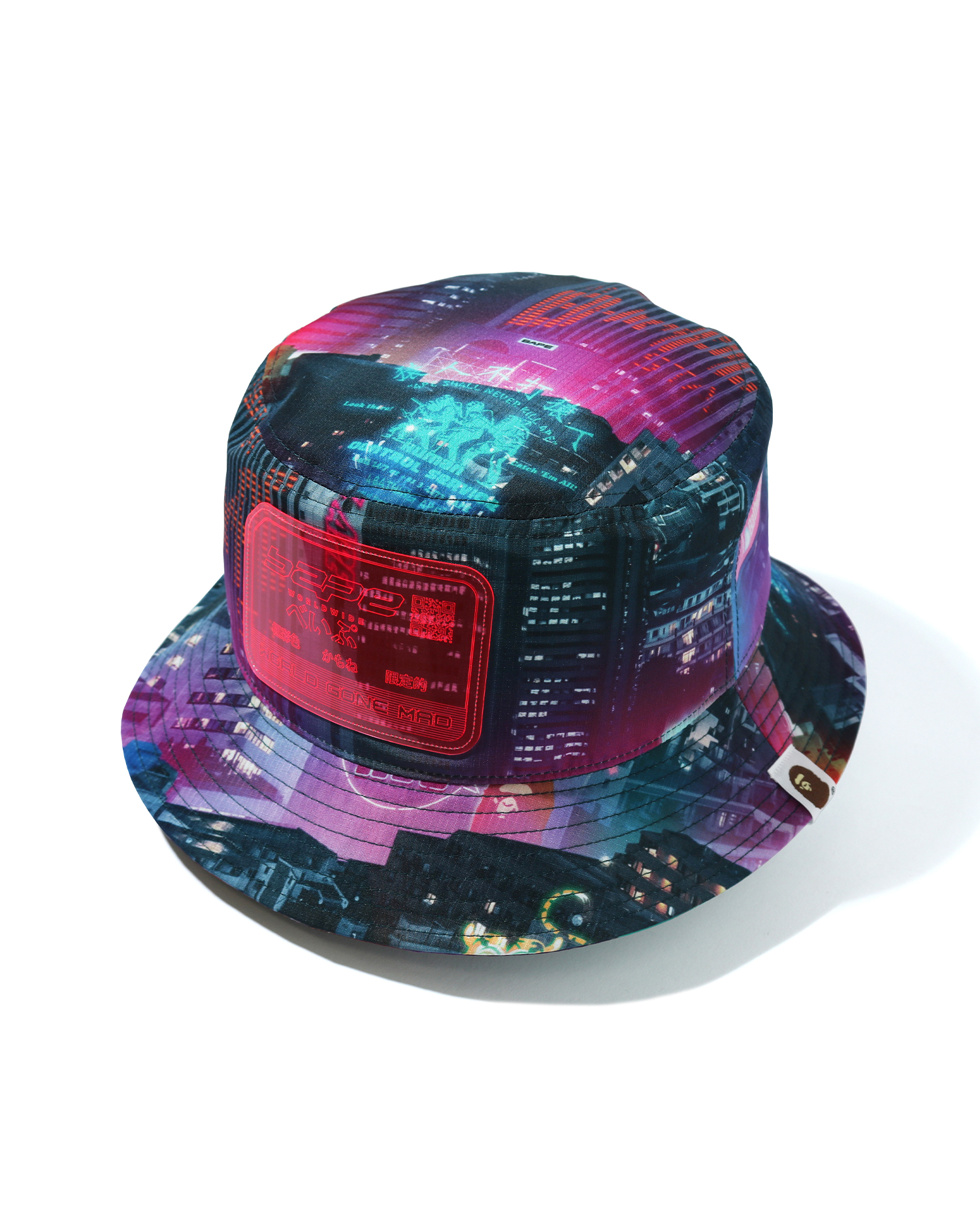 bape space camo bucket hat