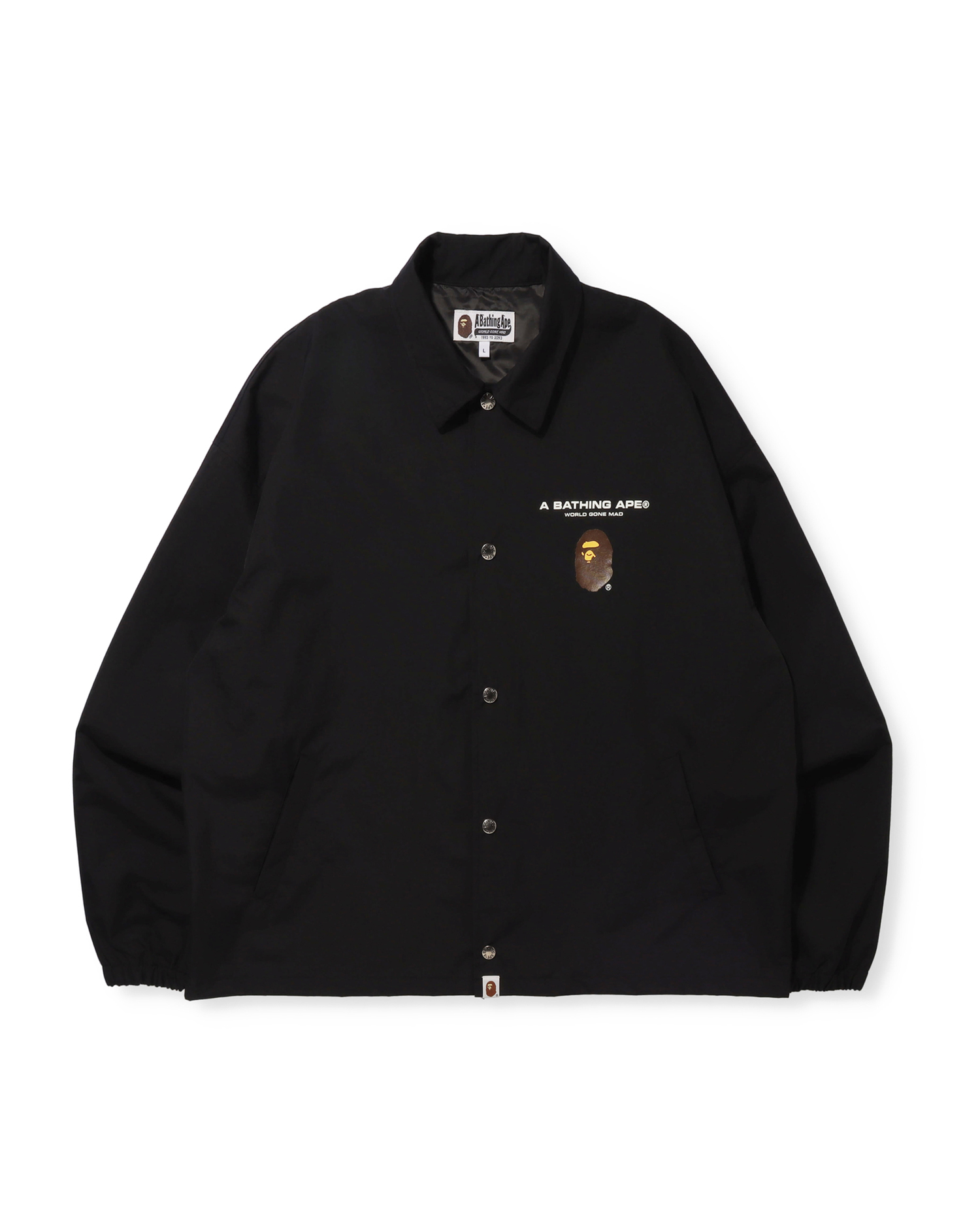 Shop Graphic Relaxed Fit Coach Jacket Online | BAPE