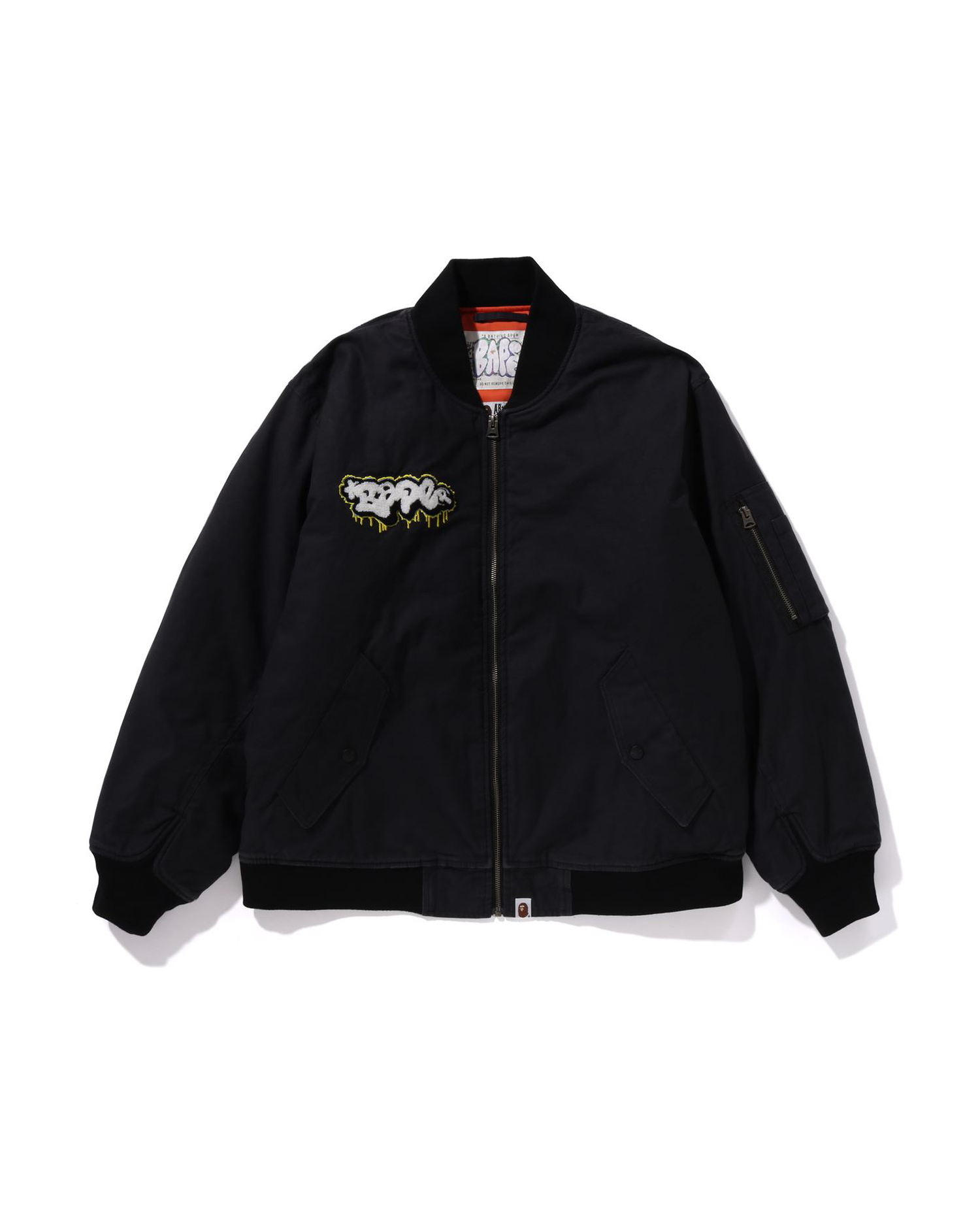 Hybrid Graffiti Bomber Jacket