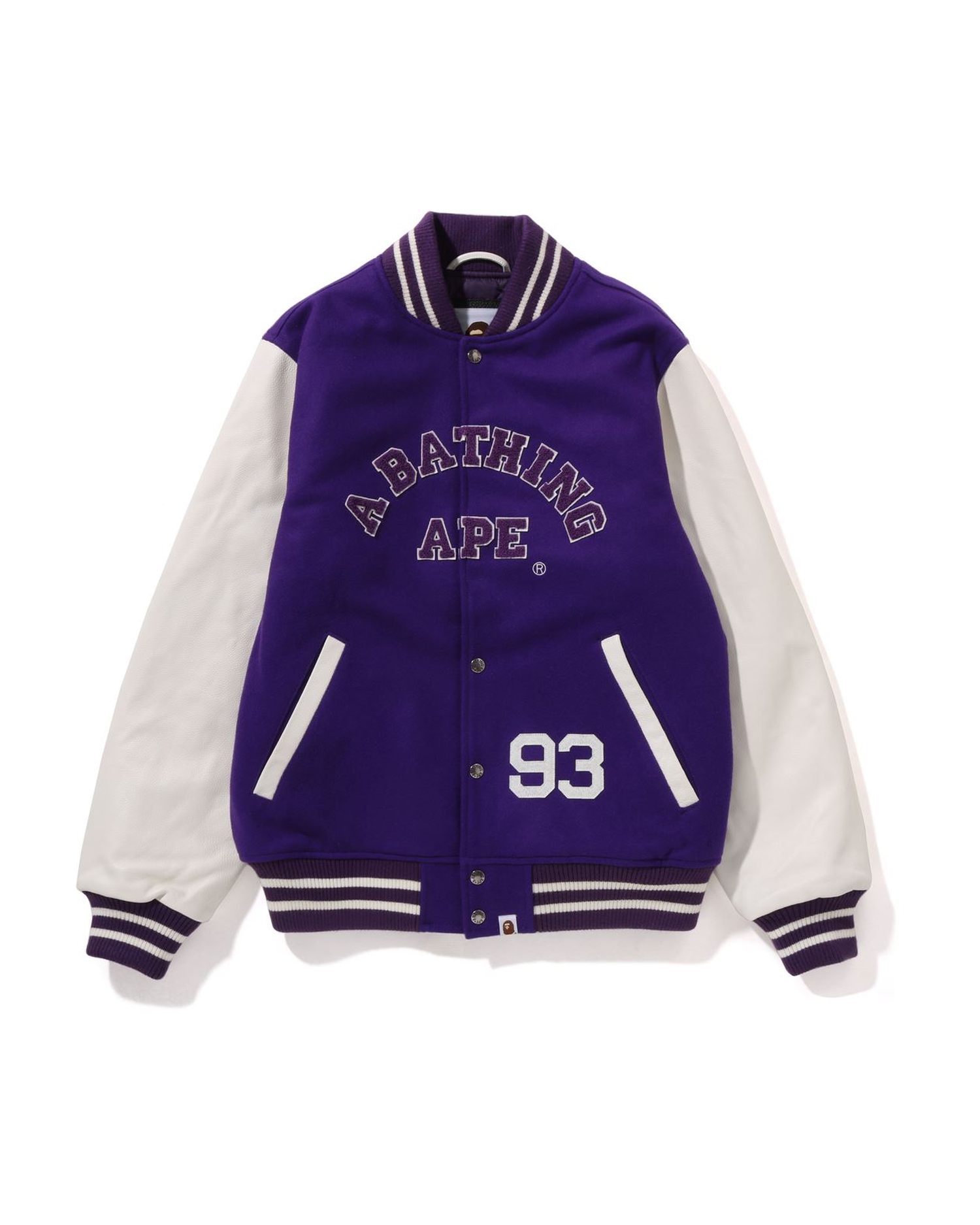 Shop Giant Ape Head Varsity Jacket Online | BAPE