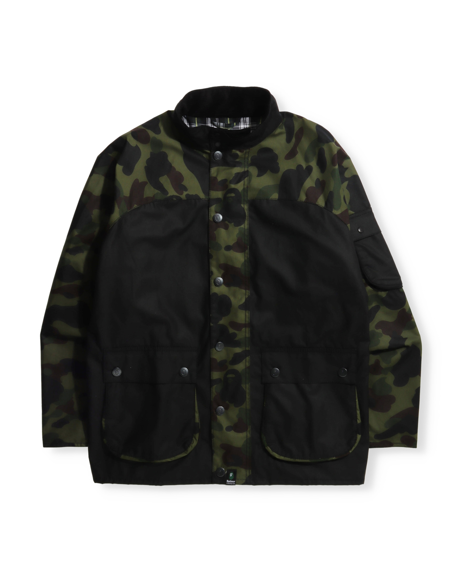 Barbour international cheap camo jacket