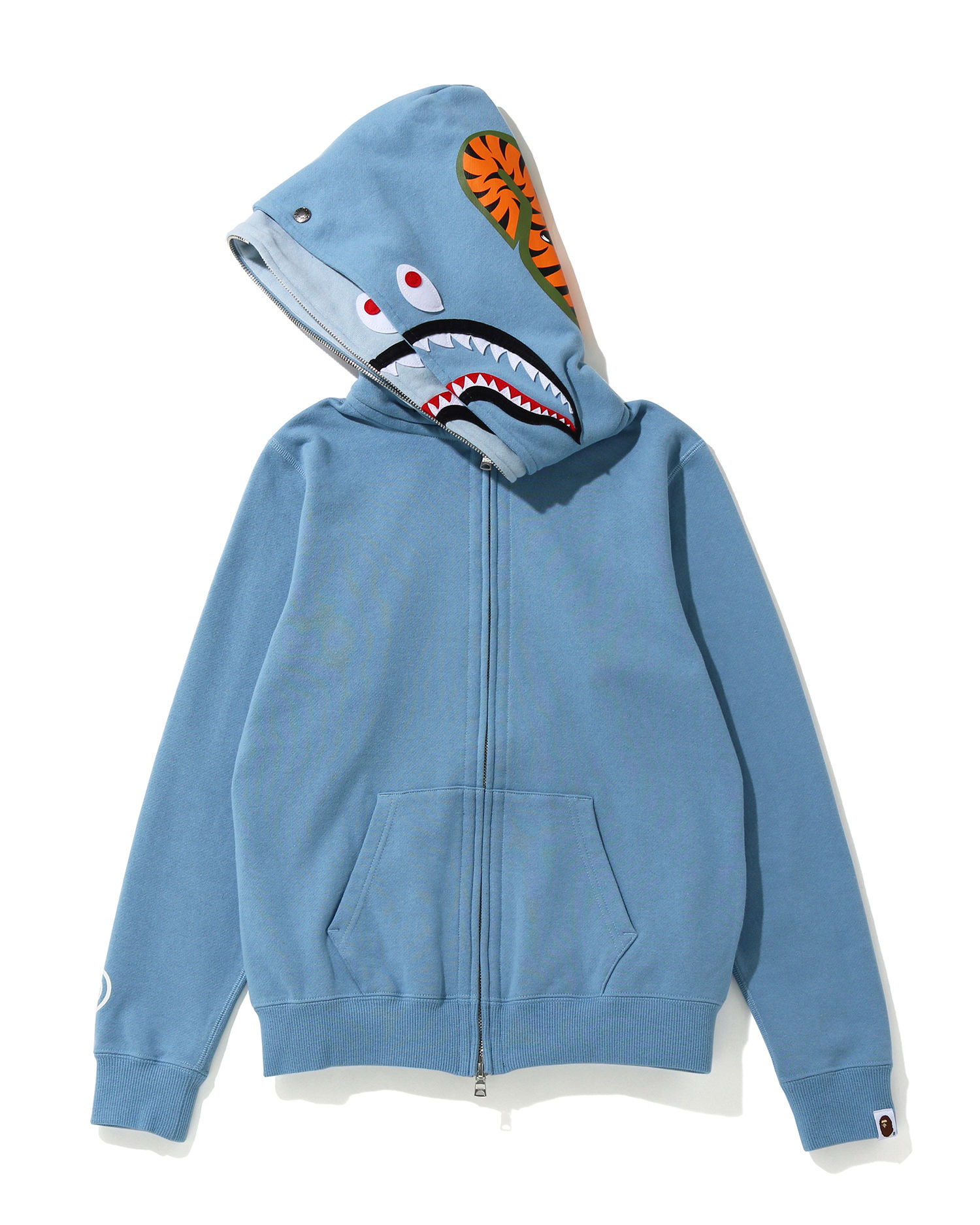 BAPE Shark Full Zip Double Hood jacket Now On BAPEONLINE