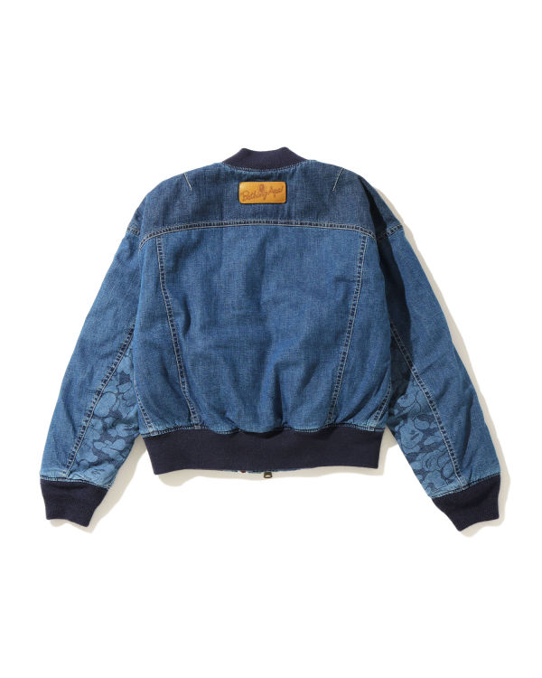 Denim bomber jacket