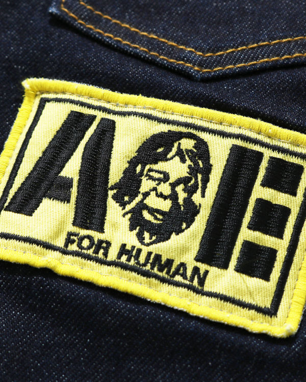 Multi Emblem Jogger Denim jeans