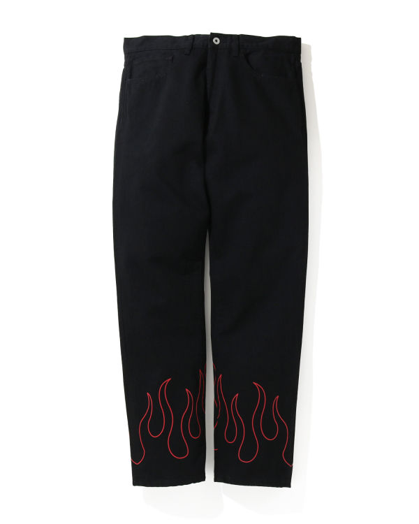 Bape Flame jeans