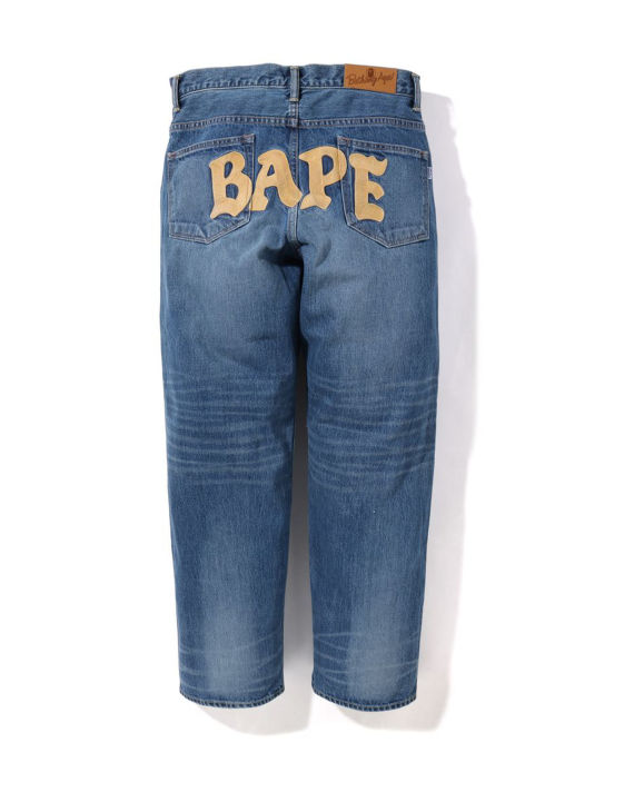 BAPE Relaxed Fit Denim Pants image number 1