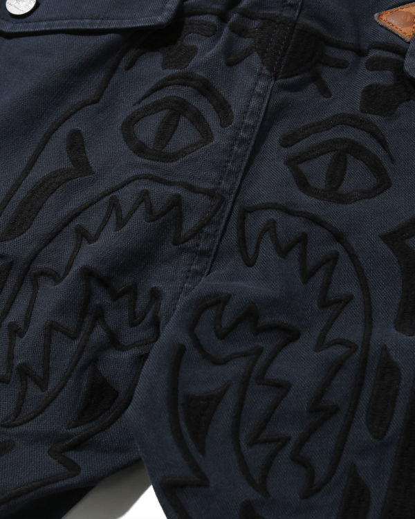 Tiger embroidered jeans