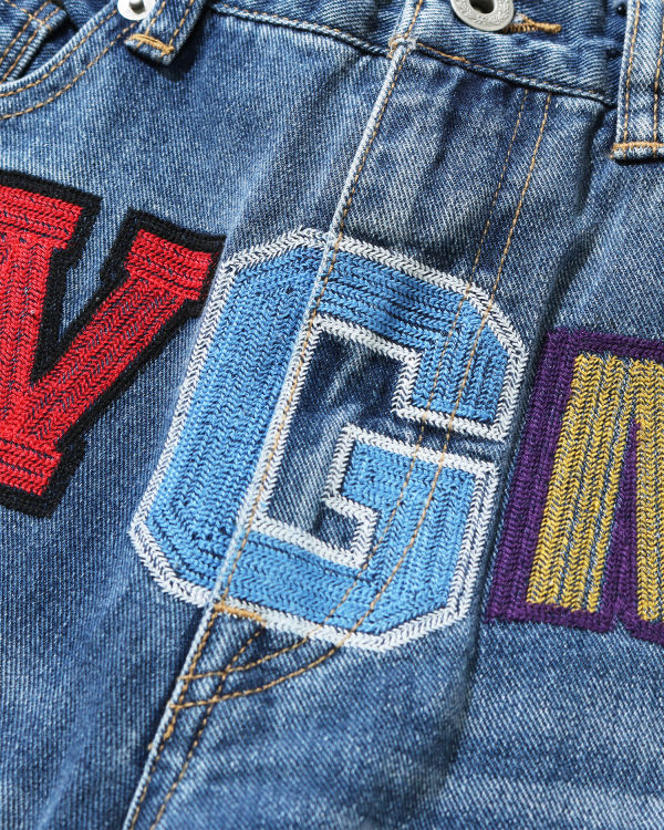 Shark Cropped Denim jeans