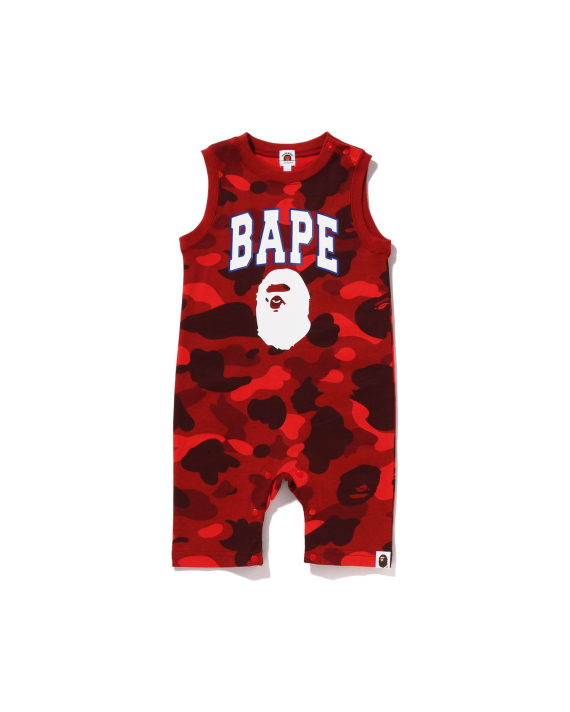 A BATHING APE® Babies Color Camo BAPE Rompers