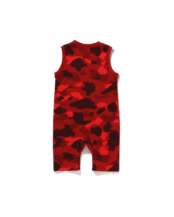 A BATHING APE® Babies Color Camo BAPE Rompers
