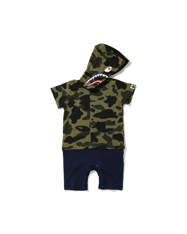 1st Camo Milo Shark romper